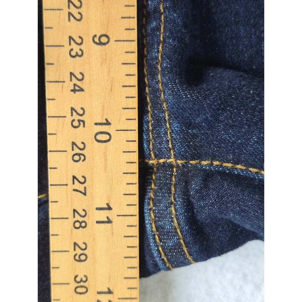 Universal Thread Mens Dark Wash Straight Leg Stretch Denim Jeans 14W